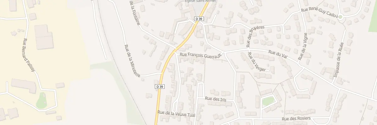 Plan du 19 Rue François Guerrault à Saint-Armel