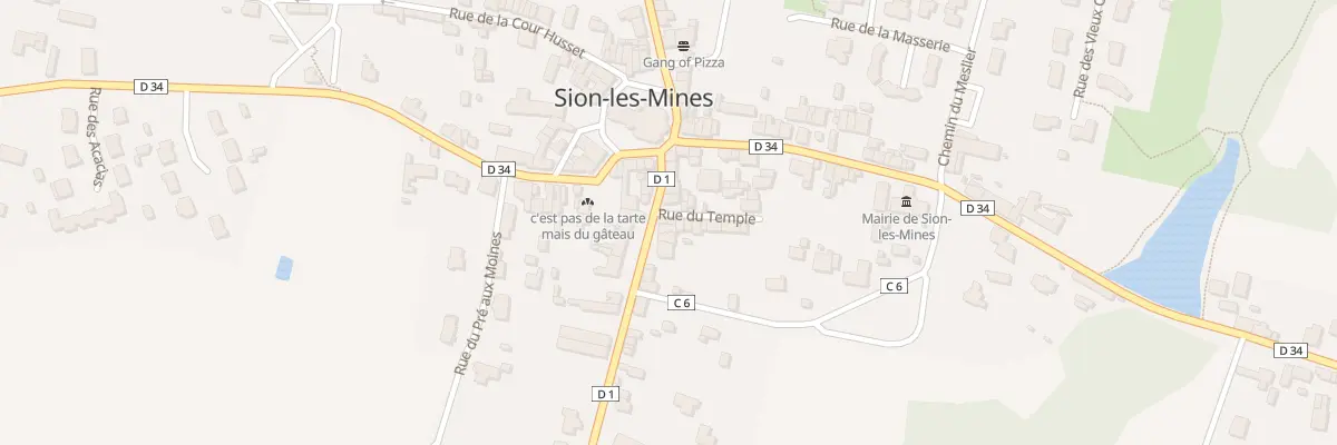 Plan du 9 Rue de Lusanger à Sion-les-Mines