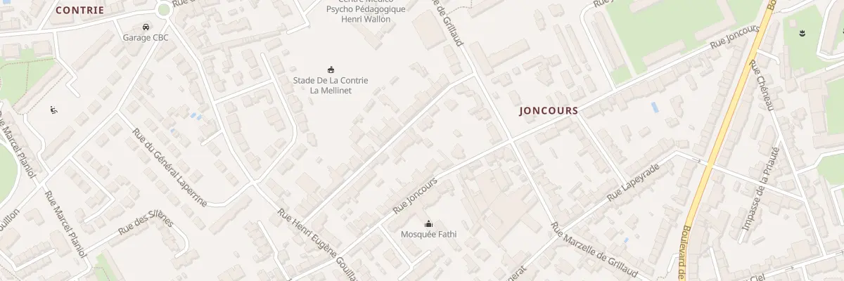 Plan du 7 Av Béranger à Nantes