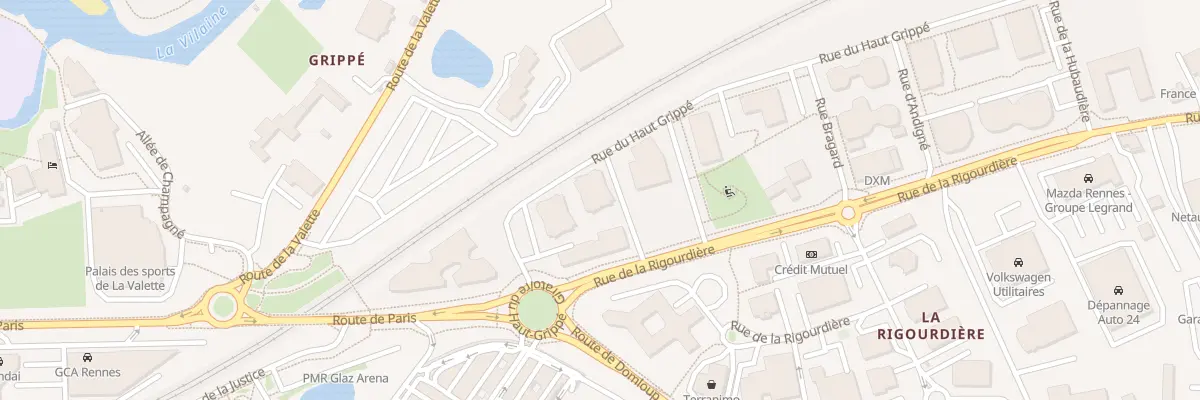Plan du 5 Rue du Haut Grippé à Cesson-Sévigné