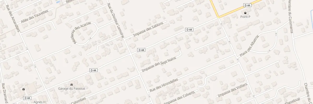 Plan du 40 Av du Passous à Agon-Coutainville