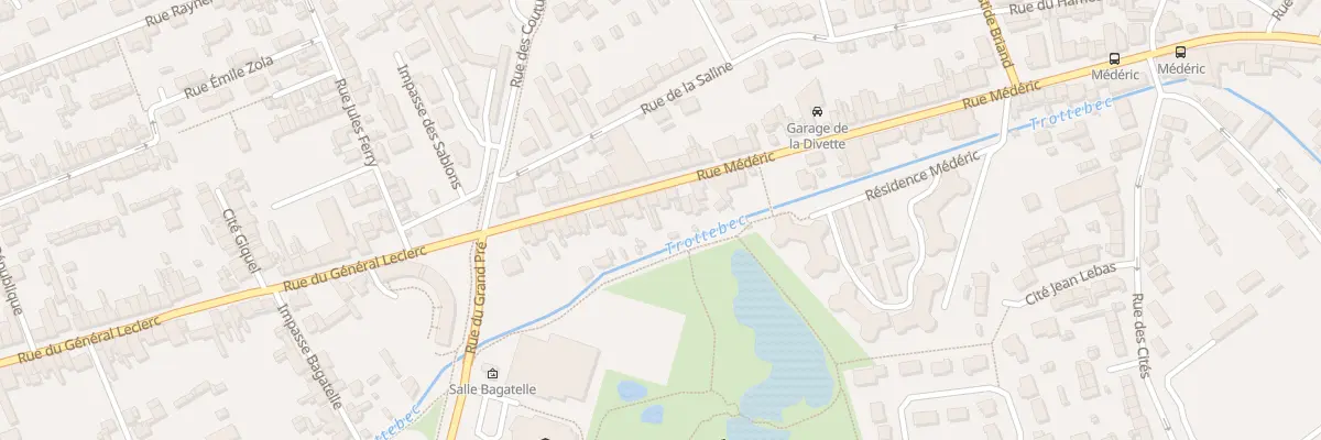 Plan du 28 Rue Médéric à Cherbourg-en-Cotentin