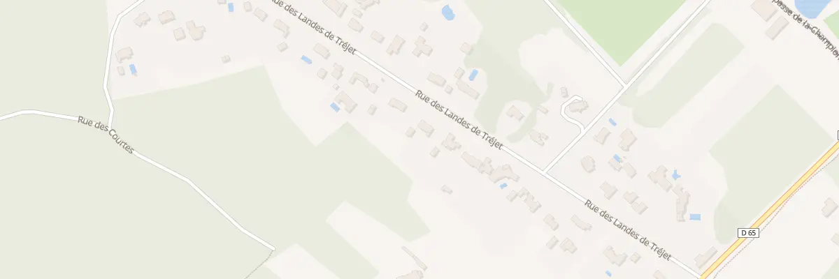 Plan du 50 Rue des Landes de Tréjet à La Chevrolière