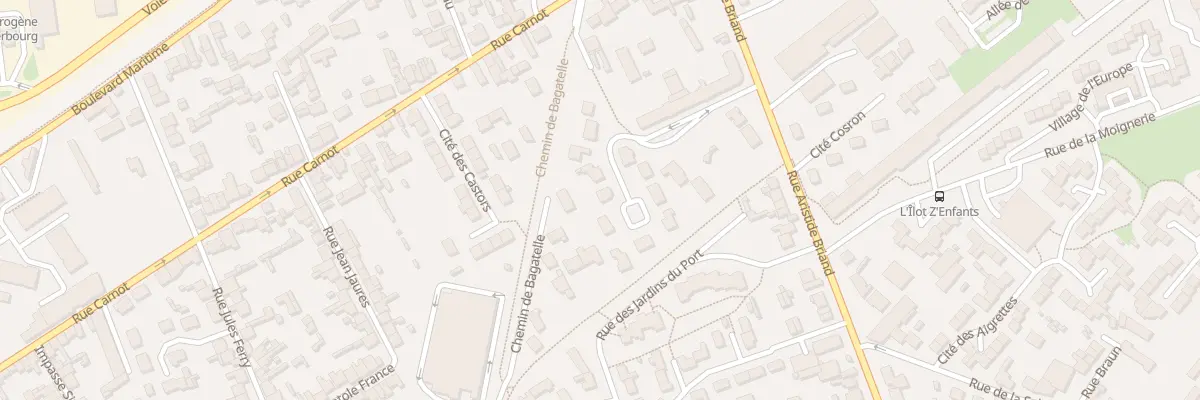 Plan du 160 Rue du Clos de la Mielle à Cherbourg-en-Cotentin