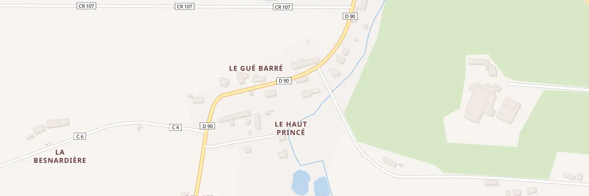 Plan du 5154 Le Gue Barre à Andouillé-Neuville