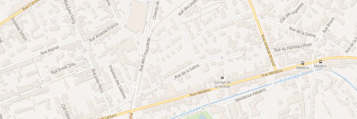 Plan du 165 Rue de la Saline - Tourlaville à Cherbourg-en-Cotentin