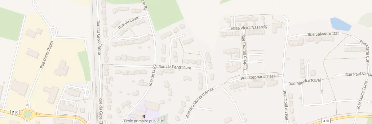 Plan du 1 Rue de Penthièvre à Saint-Armel