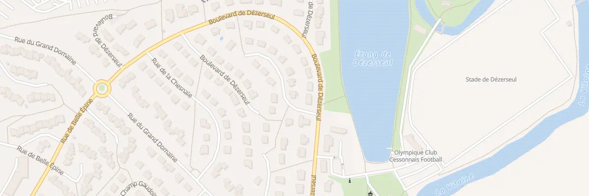Plan du 70 Bd de Dézerseul à Cesson-Sévigné