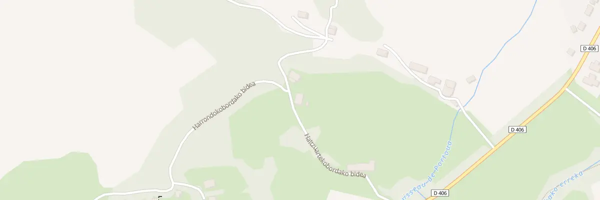Plan du 330 Haltzuartekobordako bidea à Sare