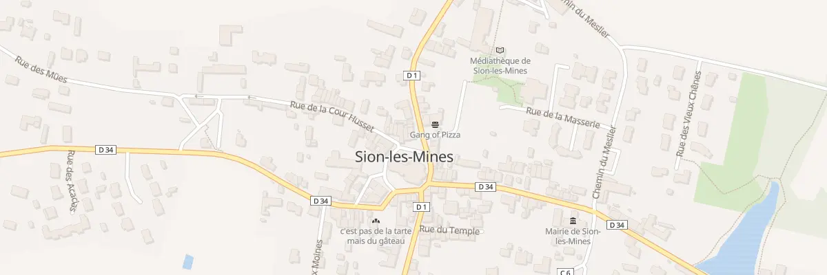 Plan du 12 Pl de l’Eglise à Sion-les-Mines