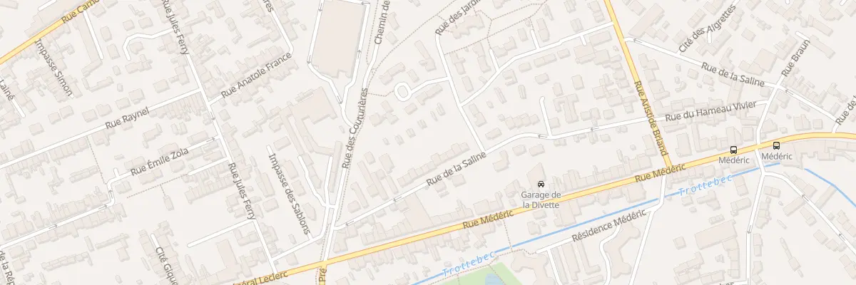 Plan du 155 Rue de la Saline - Tourlaville à Cherbourg-en-Cotentin