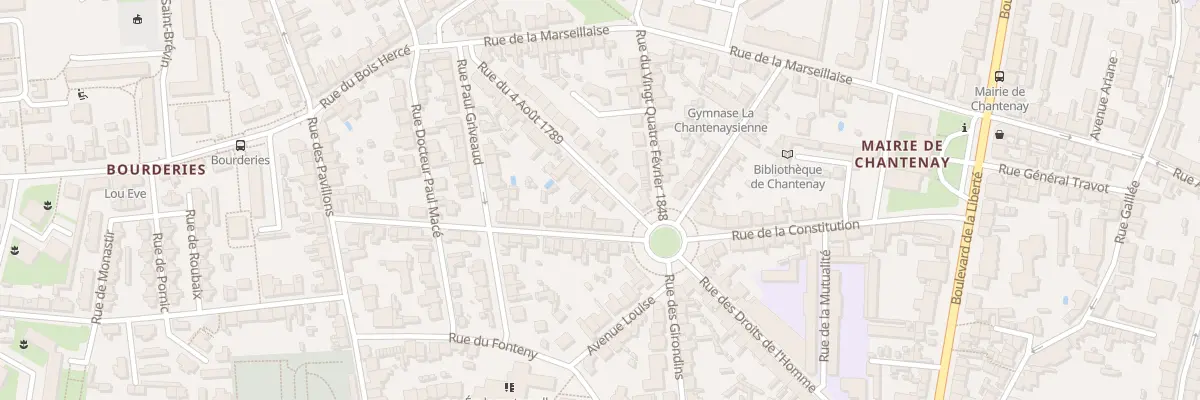 Plan du 7 Rue du 4 Aout à Nantes