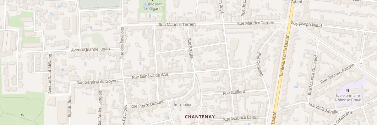 Plan du 3 Rue Kruger à Nantes