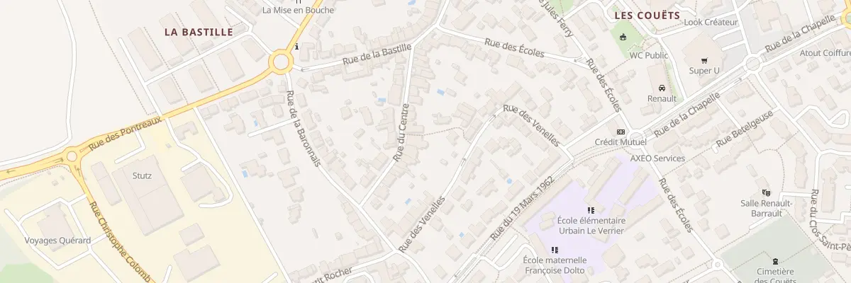 Plan du 19 Rue du Centre à Bouguenais
