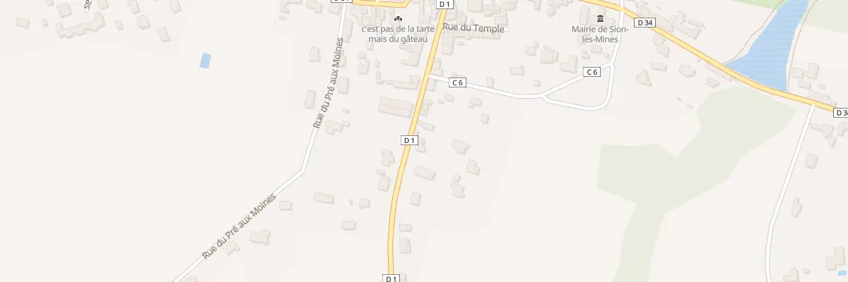 Plan du 23 Rue de Lusanger à Sion-les-Mines