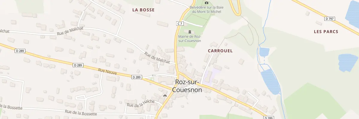 Plan du 2 Rue du Bélvédère à Roz-sur-Couesnon