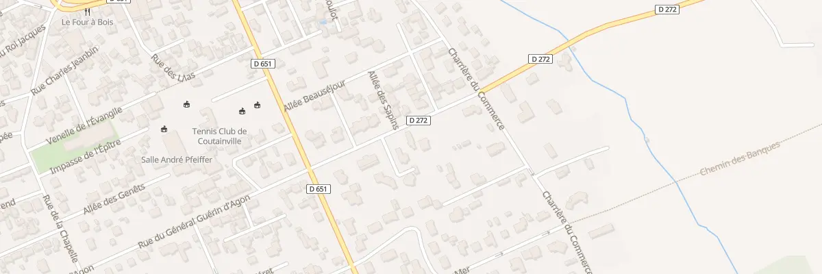 Plan du 96 Rue Général Guérin d’Agon à Agon-Coutainville