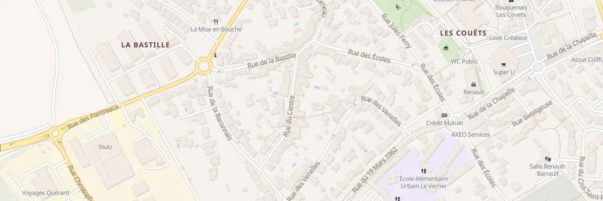Plan du 13B Rue du Centre à Bouguenais