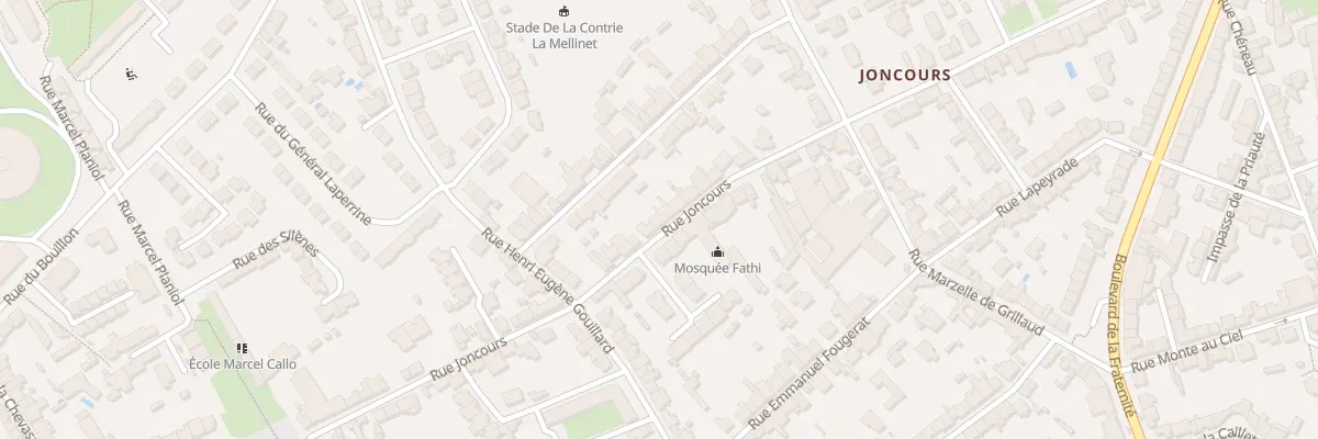 Plan du 134 Rue Joncours à Nantes