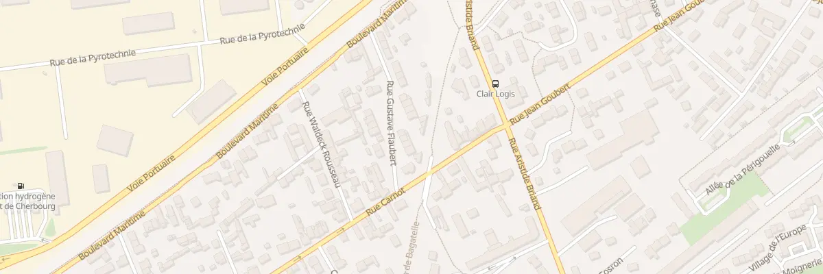 Plan du 52 Rue Gustave Flaubert Tourlavi à Cherbourg-en-Cotentin