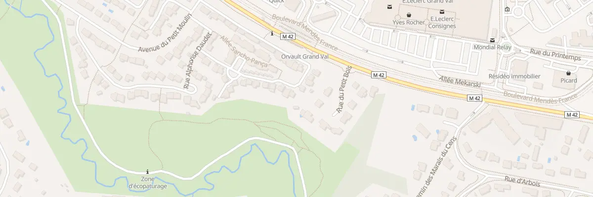 Plan du 9 Rue Cervantès à Orvault