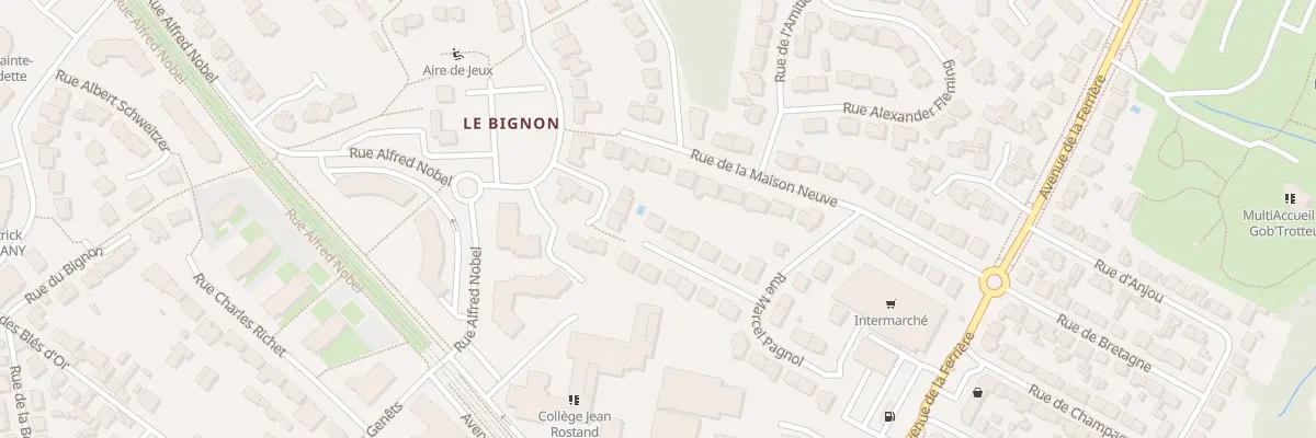 Plan du 12 Rue Henri De Monfreid à Orvault