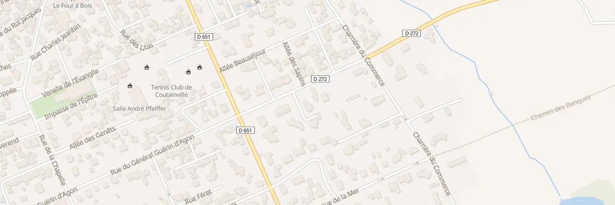 Plan du 94 Rue Général Guérin d’Agon à Agon-Coutainville