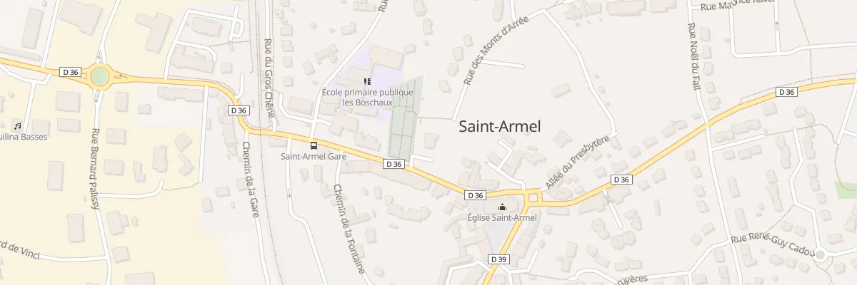 Plan du 10 Rue de la Mairie à Saint-Armel