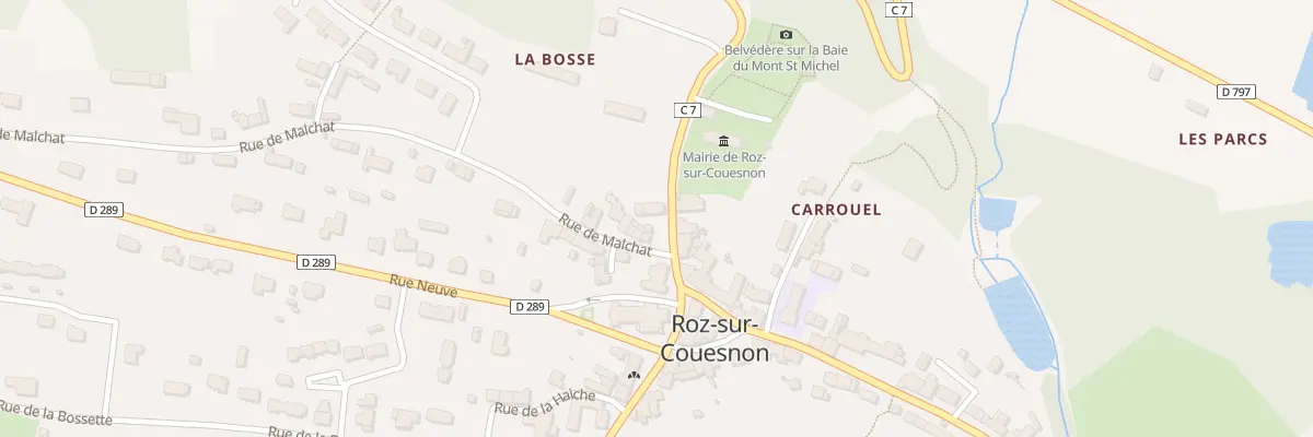 Plan du 5214 Le Bourg à Roz-sur-Couesnon