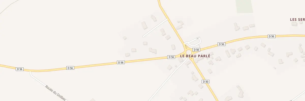Plan du 10 Rte du Mont Fanu à Brix