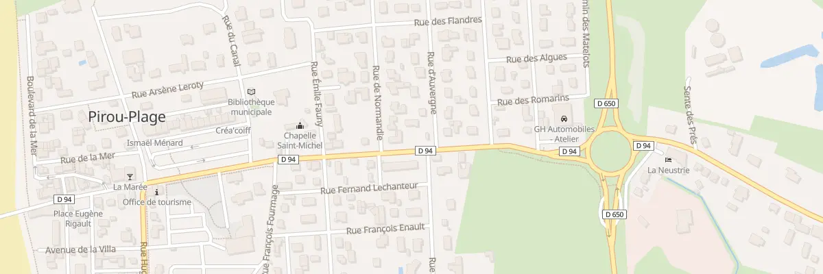 Plan du 31 Rue Fernand Desplanques à Pirou
