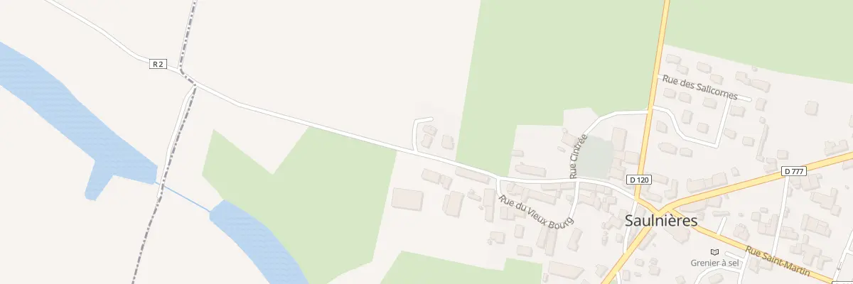 Plan du 14 Rue de la Gare à Saulnières