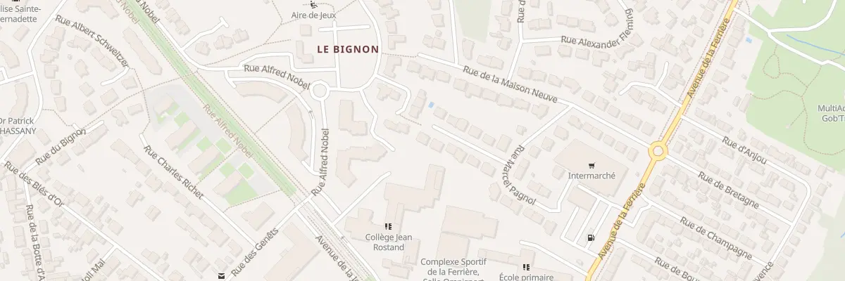 Plan du 11 Rue Henri De Monfreid à Orvault