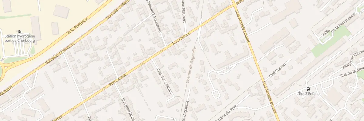 Plan du 212 Rue Carnot - Tourlaville à Cherbourg-en-Cotentin