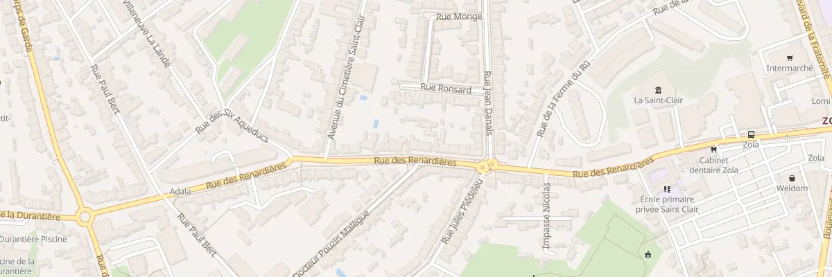 Plan du 82B Rue des Renardières à Nantes