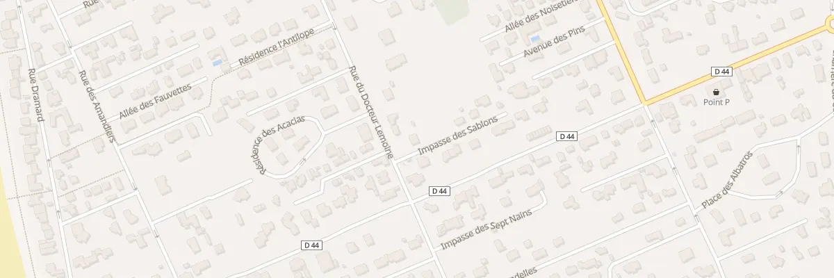 Plan du 55 Rue du Docteur Lemoine à Agon-Coutainville