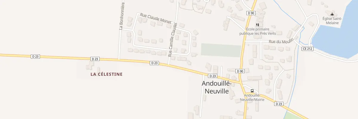 Plan du 4 Rue Camille Claudel à Andouillé-Neuville