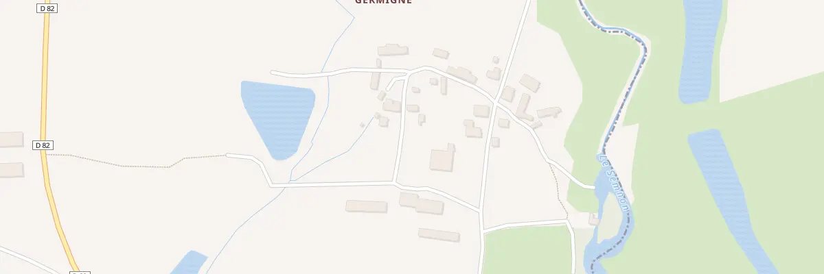 Plan du 5870 Le Bas Germigne à Ercé-en-Lamée
