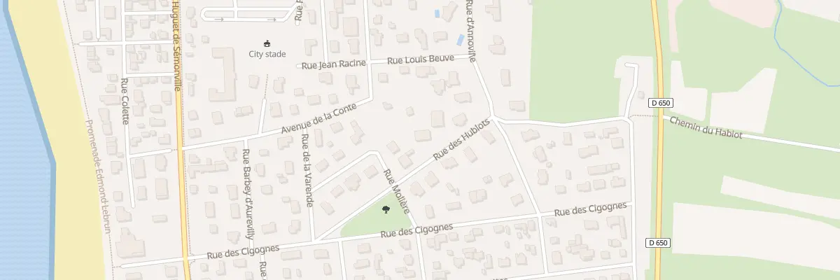 Plan du 9 Rue des Hublots à Pirou