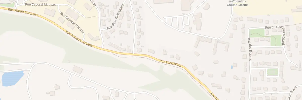 Plan du 683 Rue Fleming - Tourlaville à Cherbourg-en-Cotentin