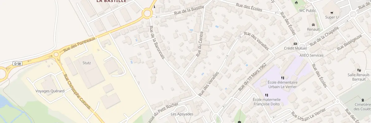 Plan du 24 Rue du Centre à Bouguenais