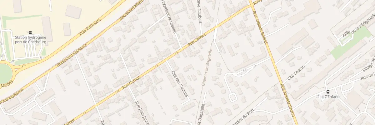 Plan du 208 Rue Carnot - Tourlaville à Cherbourg-en-Cotentin