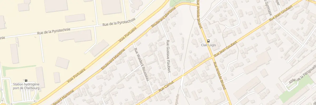 Plan du 93 Rue Gustave Flaubert Tourlavi à Cherbourg-en-Cotentin