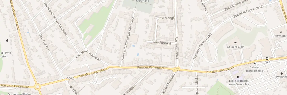 Plan du 18 Rue Ronsard à Nantes
