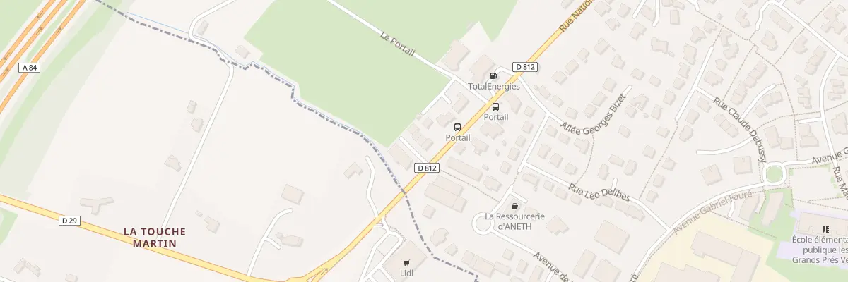 Plan du 80B Rue Nationale à Thorigné-Fouillard