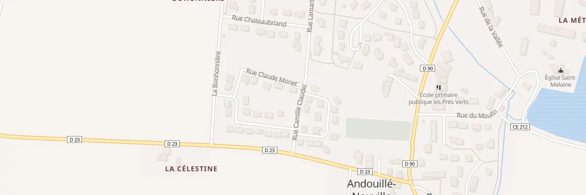 Plan du 26 Rue Claude Monet à Andouillé-Neuville