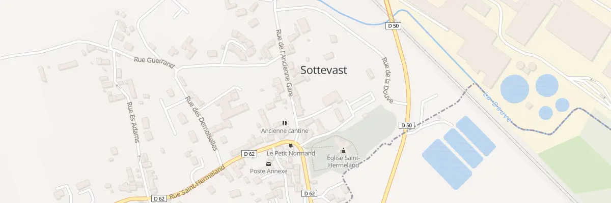 Plan du 8 Rue de l’Ancienne Gare à Sottevast