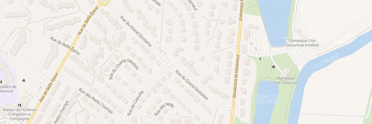 Plan du 27 Rue du Grand Domaine à Cesson-Sévigné