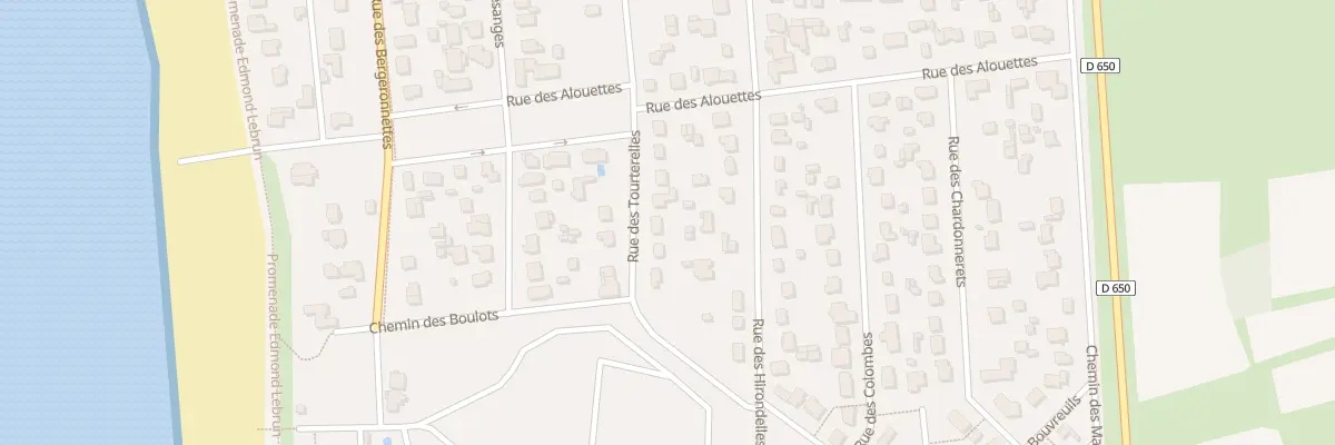 Plan du 39 Rue des Tourterelles à Pirou