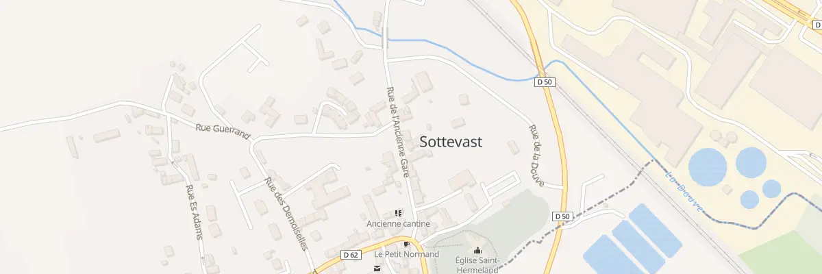 Plan du 20 Rue de l’Ancienne Gare à Sottevast